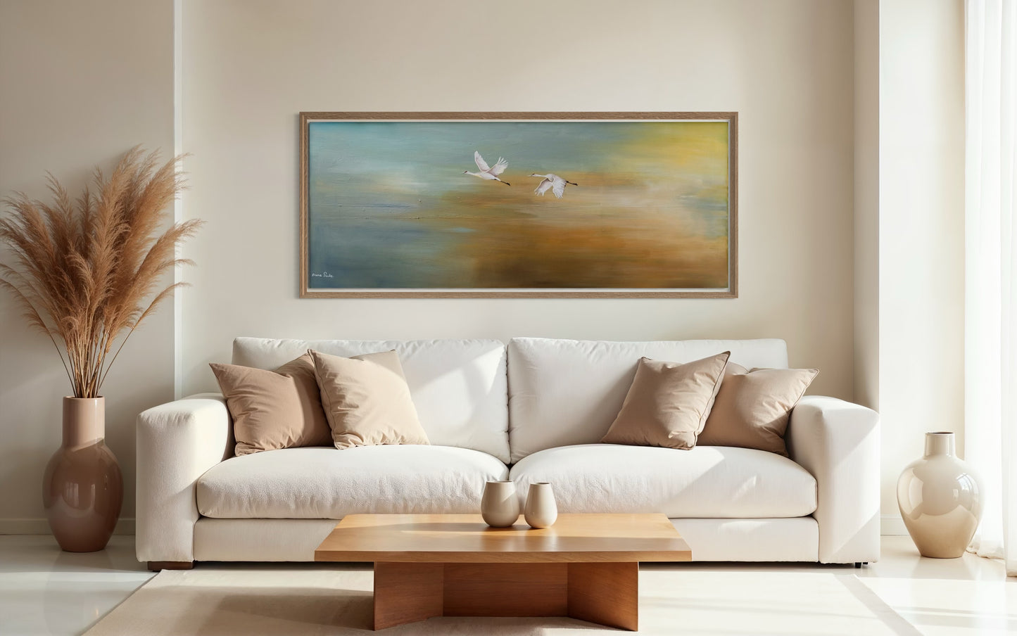 Landscape with a Pair of Cranes