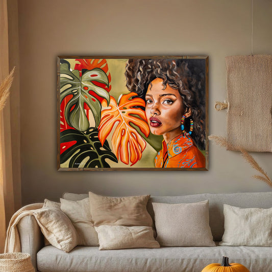 Girl with Beaded Earring