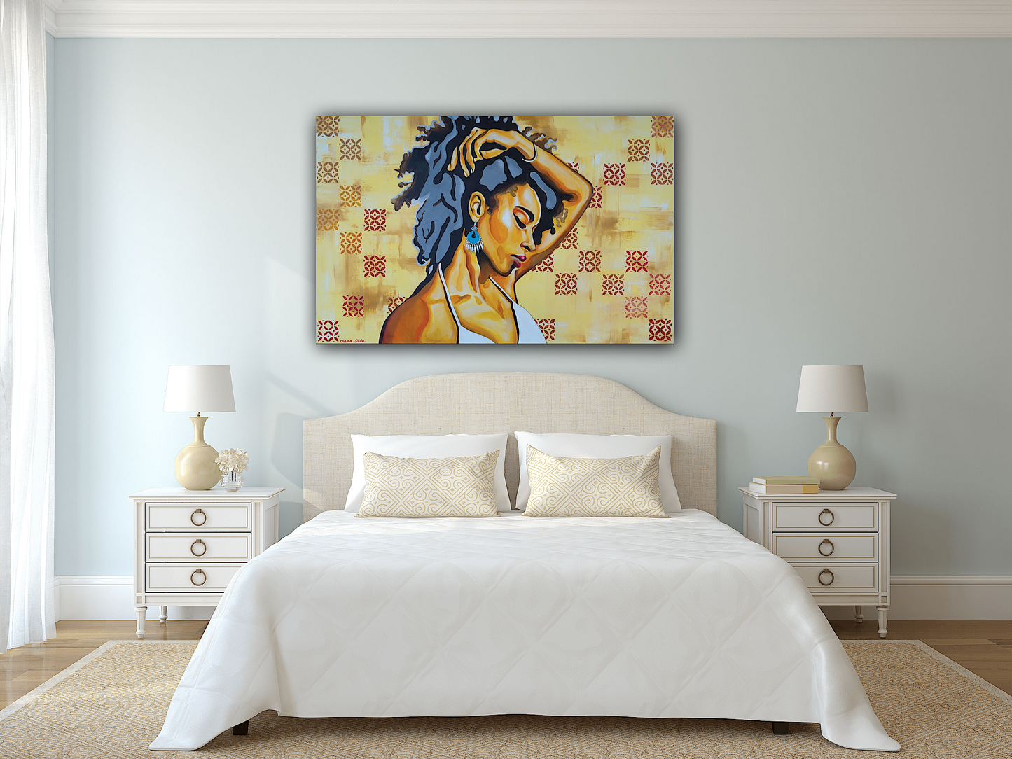 Girl with an ethnic earring