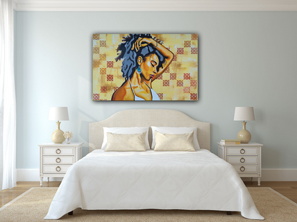 Girl with an ethnic earring