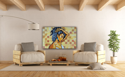 Girl with an ethnic earring