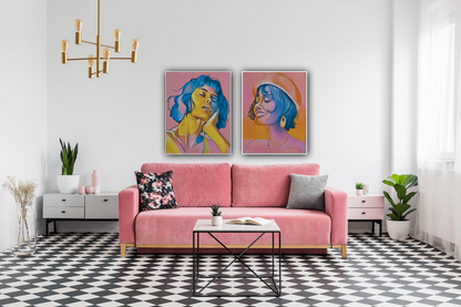 נערה עם כובע ברט