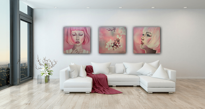 נשימה – יפנית עם שיער ורוד פרופיל