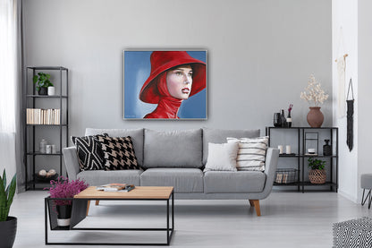 Woman with a Red Hat